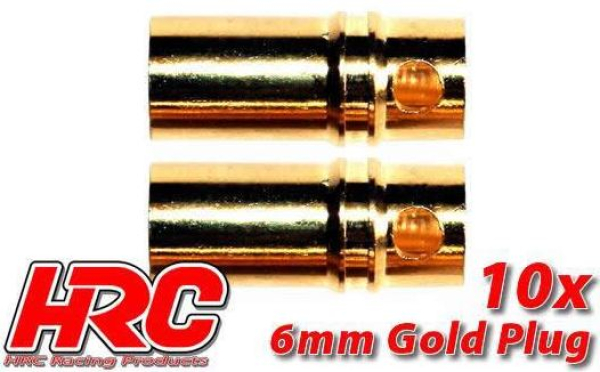 HRC9006F Goldk.- Buchse 6,0mm "U"